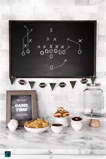 23K views · 58 reactions | Sharing some of my favorites for creating the ultimate food bar display for the big game!  Shop the post on LTK: https://liketk.it/54I4F Find the tutorial here: https://domesticallyblissful.com/easy-game-day-food-bar/ | Domestically Blissful | Facebook