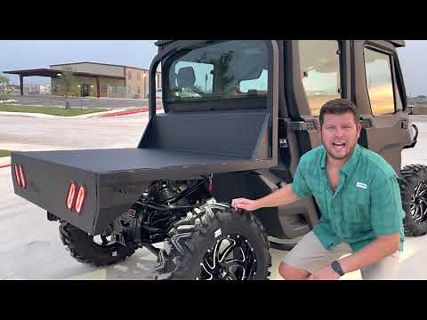Can-Am Defender "Project Limitless" w/ New Flat Bed by Ranch Armor