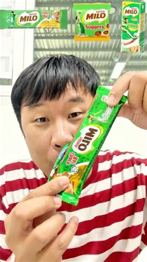 Trying different kinds of Milo #eatingshow #eating #delicious #yummy #PalinPalingYouTube #shorts