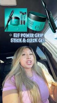 Omg this elf edge control gel🤯 #fypシ #elfcosmetics #cindydionicio #edgecontrol #slickback #hairgel