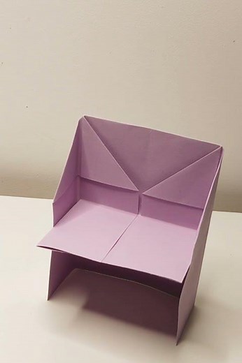 How to make a chair by paper step by step | Chair origami