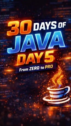 Day 5 | My First Java Program 🚀