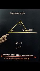 how can find angle #parallellines #geometry #maths #math #satmath #satexam #SATPrep #mathtutorial #LETEXAM #boardexams #mritunjaylectures #class9th #class10th #maths | Mritunjay Lectures