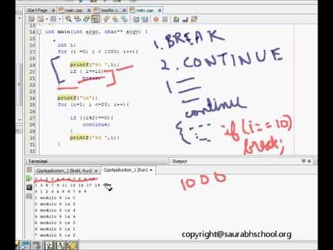 C Programming Tutorial: While, do While Loop, Continue, Break