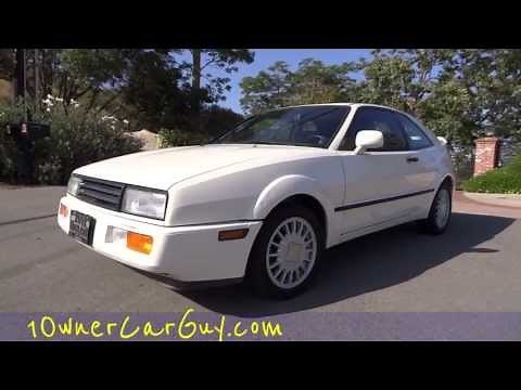 VW Corrado G60 Supercharged Volkswagen Tuner Car Manual Hatchback Karmann G 60 Video Review