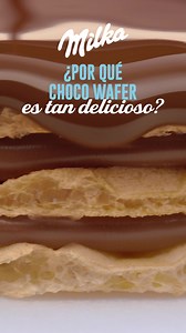 Milka Choco Wafer: Crujiente galleta de barquillo, rellena y cubierta de tierno chocolate Milka … ¡Pruébala y disfruta de su delicioso sabor!🤤🍫 | Milka