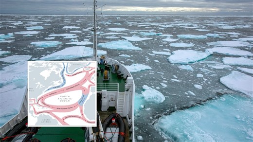 Collapse in The Gulf Stream could bring a new ice age