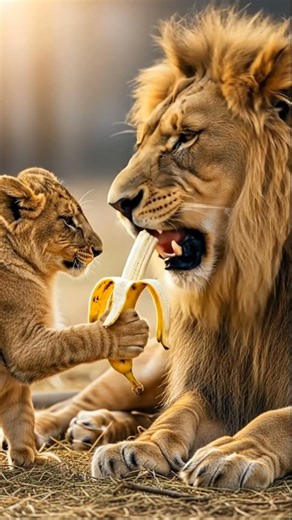 AI fantasy animals in real world 🦁🌴 #shorts #fantasy #viralshorts #trending