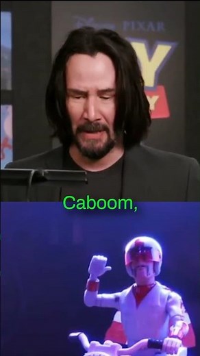 Keanu Reeves Brings Duke Caboom to Life | Toy Story 4 Behind the Scenes