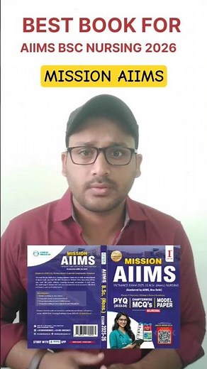 aiims bsc nursing 2026 best book MISSION AIIMS#aiimsbscnursing2026#aiimsbscnursing#bscnursingexam
