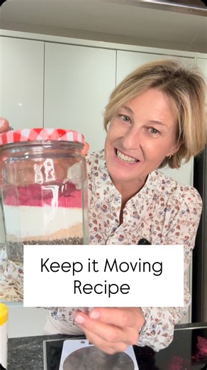 Dominique Ludwig Nutritionist MSc on Instagram: "I talked about this quite a lot yesterday. Fibre is so important for our health and the best advice is to get it from fruits, vegetables, whole grains, legumes, nuts and seeds. However, when we are travelling our fibre intake can take in nose dive, leaving us with sluggish bowels and feeling uncomfortable. Our gut removes waste material from the body, so we want everything to keep moving. This is why I have created this jar. I was getting fed up o