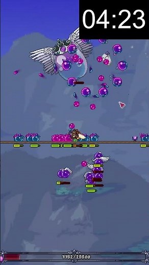 Abigail's flower vs Queen Slime and Dreadnautilus [best summoner early hardmode] #terraria
