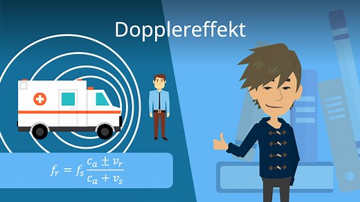 Dopplereffekt • Definition, Formel und Beispiel
