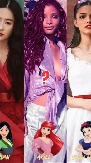 Who’s the Prettiest Live-Action Disney Princess? 👑✨ #liveaction #disney #princess