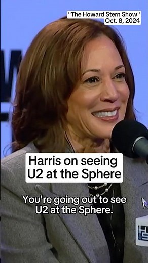 Harris on seeing U2 at the sphere