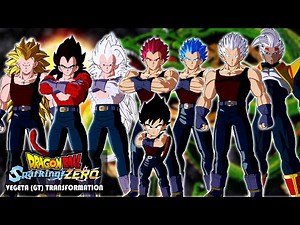 Vegeta (GT) All Forms and Transformations (Official & Mods) - DRAGON BALL: Sparking! ZERO