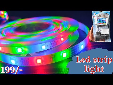 RGB Led Strip Light Unboxing & Review I With Remote 2025 I