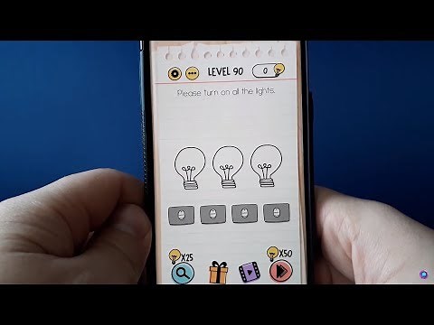 Brain test Please turn on all the lights