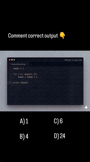 for i range loop code #python #codes
