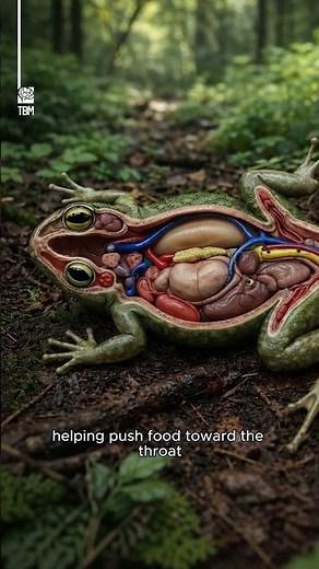 Frogs Use Their Eyes to Swallow Food