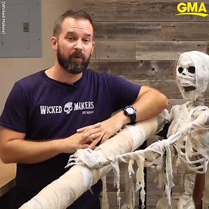 The "Candy slide" is here and Halloween is saved! This DIY project lets trick-or-treaters get their candy while also staying six-feet away. https://gma.abc/3iJbGnW | Good Morning America