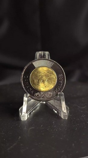 2022 Canadian Toonie Black Ring Tribute Coin