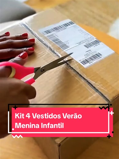 Kit 4 Vestidos Verão Menina Infantil #roupainfantil