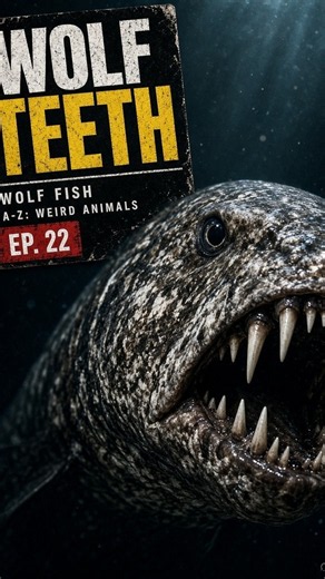 EP.22 - This Fish Has a Face Full of HUMAN-LIKE Teeth 😳 #shorts #facts #wolffish