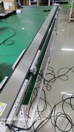 Linear Motor with Double Carriages #linearmotion #machine #cnc #factory #automobile #manufacturing