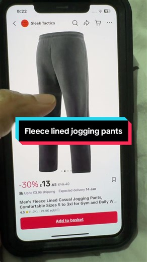 Fleece Lined Jogging Pants for Comfort and Style