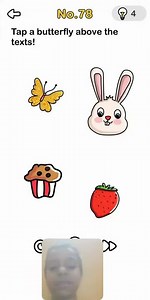 Brain Out Level 78 Tap the Butterfly Above the Text