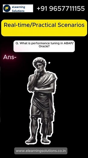 Performance Tuning in ABAP & Oracle | SAP Interview Question Explained