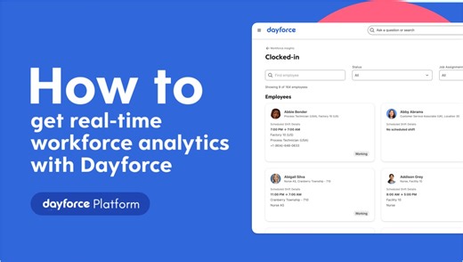 Real-Time Workforce Analytics for HR | Dayforce Workforce Management