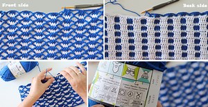Crochet Double-sided Interlocking Stitch Written Pattern - Sirin's Crochet