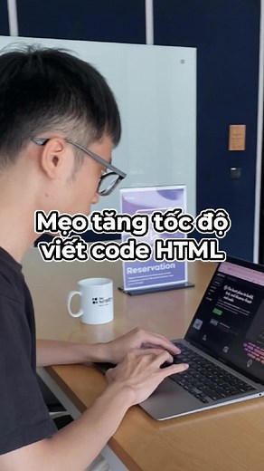 Mẹo tăng tốc độ viết code HTML với Emmet #coderschool #HTML #emmet #code #laptrinh #laptrinhweb #tip