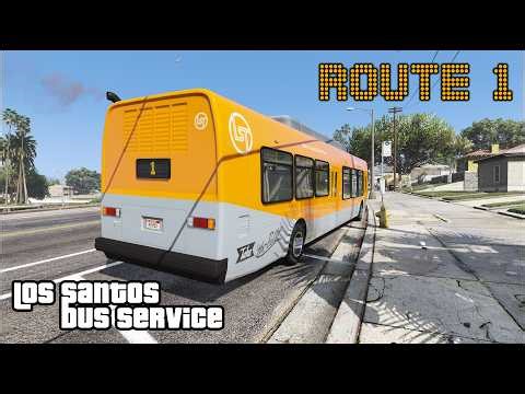 Los Santos Bus Service, Driver - Route 1 [1440p max RT]