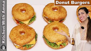Donut Wala Burger by Kitchen With Amna #Burger #ChickenBurger #KitchenWithAmna Written Ingredients: http://www.kitchenwithamna.com/ Facebook: https://www.facebook.com/KitchenWithAmna Instagram: https://www.instagram.com/kitchenwithamna Twitter: https://twitter.com/KitchenWithAmna | Kitchen With Amna