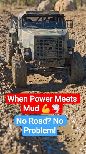 Military Truck vs Extreme Mud | Off-Road Power Test 🚛🔥