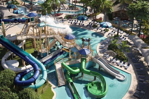 New outdoor waterpark with heated pools among first in the US to stay open year-round
