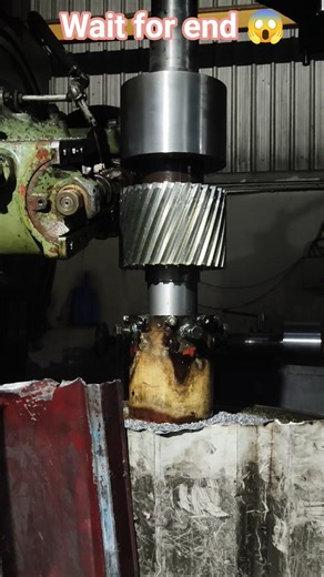 Blank Gear Cutting | Heavy Machine Workshop Work
