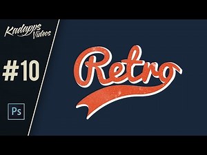How to Design Typographic Retro Vintage Logo in Photoshop