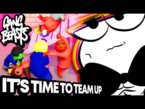 The Nuts TEAM UP in Gang Beasts WAVES!