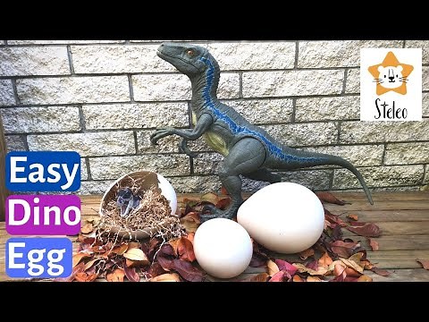 How To Make Dinosaur Eggs With Plaster Of Paris | DIY Dinosaur Egg | Easy DIY For Kids | Kids Fun TV
