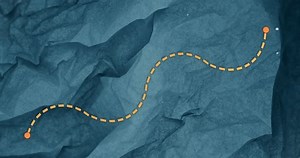 Route with point location animation two destination, Animated route dotted line icon.