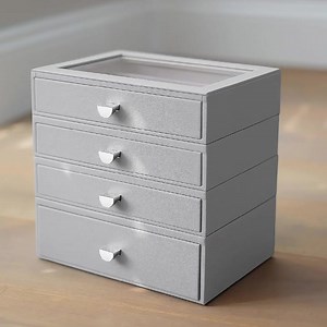 NEW, NEW NEW! Stackers Drawers are great individually or layered to create your own customised jewellery box. Available in Classic size or Supersize and in a new pebble colour. See the full range in-store or online. https://www.hsw.com.au/search.php?search_query=Stackers drawers &section=product | Howards Storage World Australia
