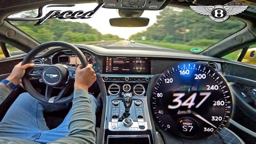 Bentley Continental GT Speed | Corsa sull'Autobahn a Velocità Ipersuoniche!