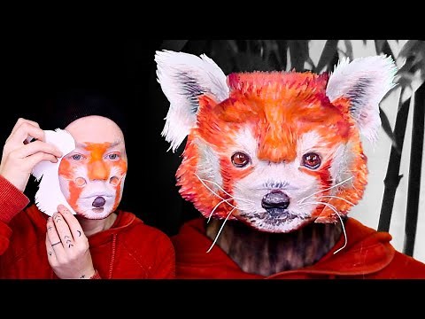 Red Panda Makeup Transformation | Turning Red Movie