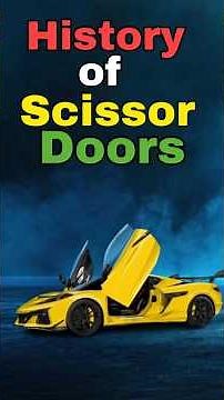 History of Lamborghini’s Iconic Scissor Doors