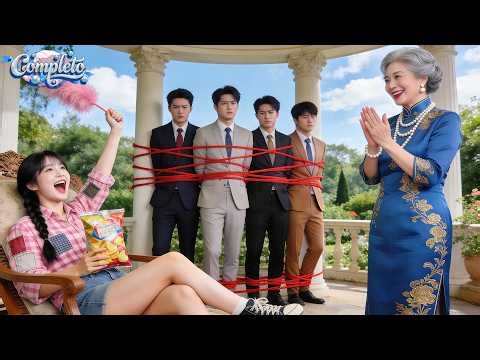 Nadie Se Atreve a Educar a los 4 Hijos Rebeldes de Mamá del CEO,pero Chica Rural los Domina!Impacto!