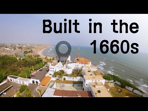 Historic Ghana's Fort Christiansborg (Osu Castle) - 4K Cinematic FPV